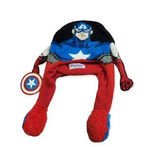 Marvel Avengers Captain America Flipeez hat OS youth